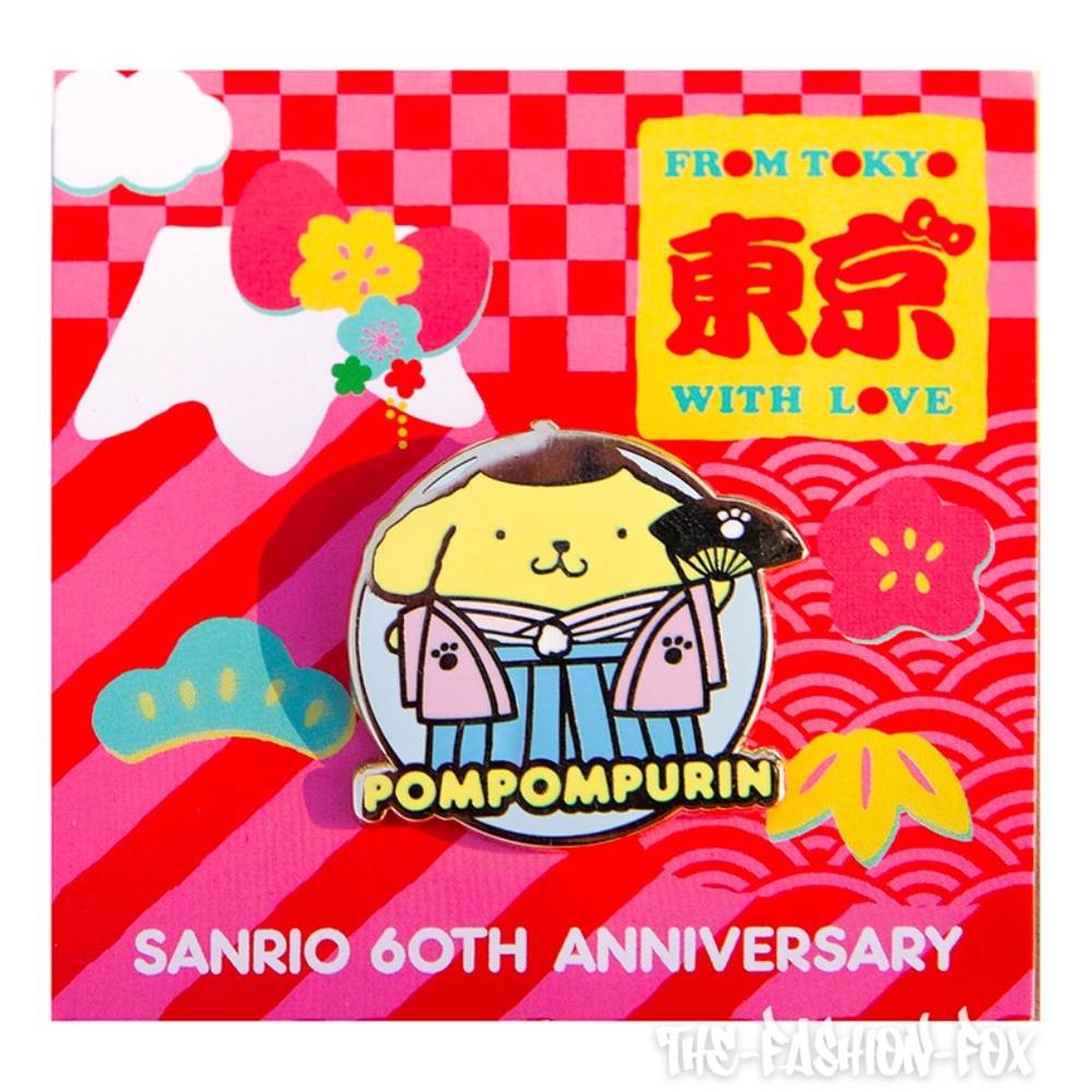 Sanrio Pompompurin Friend of The Month Pin ~ June